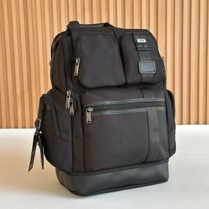 NWOT Tumi Charcoal Black Men's Backpack 48x35.5x17 cm